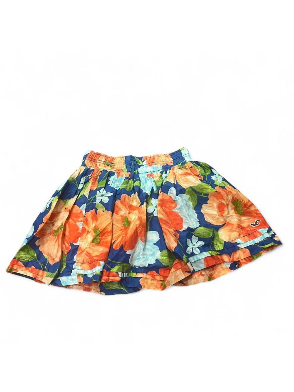 y2k Hollister Co floral ruffled skirt